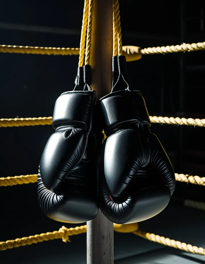 Top Crypto Betting Sites: Boxing gloves hang on a ring post Boxing gloves hang on a ring post