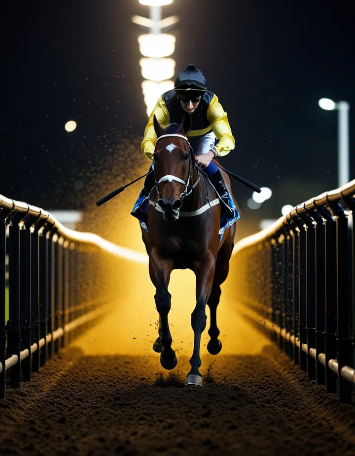 Top Crypto Betting Sites: A horse and jockey burst from the stalls at a night meeting A horse and jockey burst from the stalls at a night meeting
