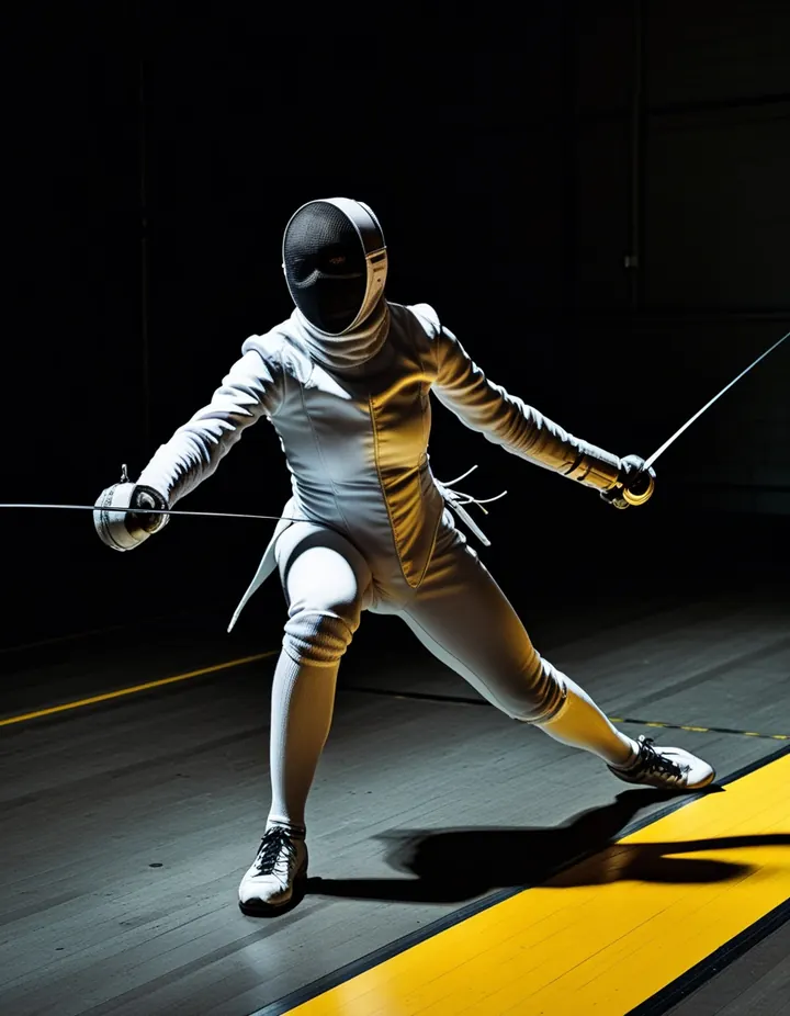 Top Crypto Betting Sites: A fencer lunges with the blade fully extended A fencer lunges with the blade fully extended