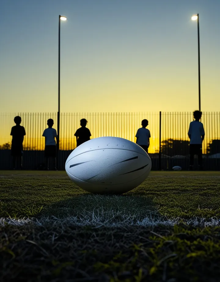 Top Crypto Betting Sites: A plain rugby ball on a dry field at dusk A plain rugby ball on a dry field at dusk