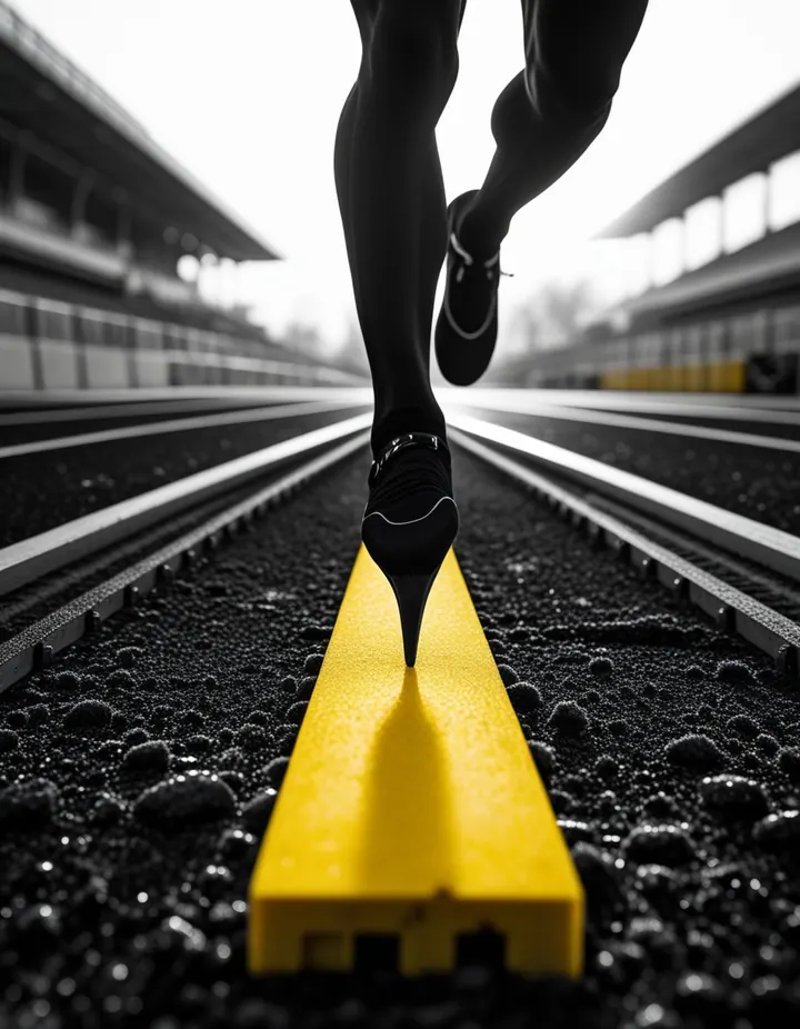 Top Crypto Betting Sites: A sprinter's spike leaving the blocks A sprinter's spike leaving the blocks