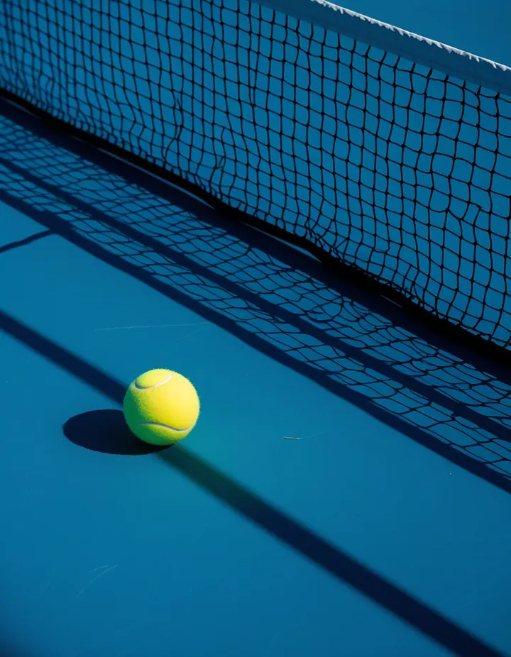 Top Crypto Betting Sites: A blue hard court under a hard summer sun A blue hard court under a hard summer sun